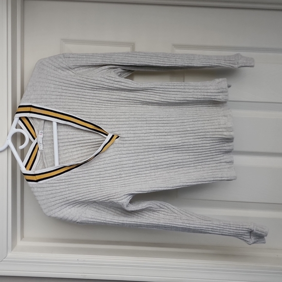 Lush varsity Ivy league stripe sweater - Picture 1 of 3